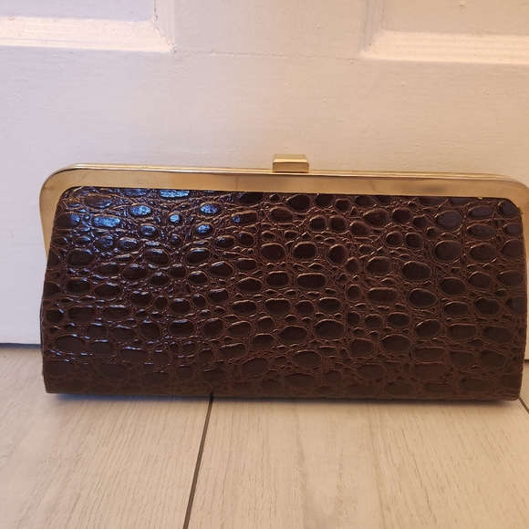 🤎 Vintage 80's Brown Crossbody/Clutch 🤎 - Picture 2 of 6